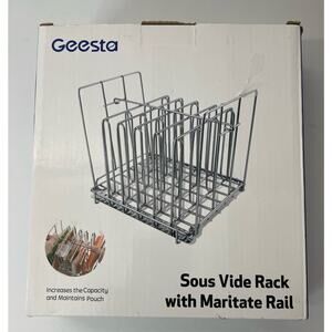 New Geesta Sous Vide Rack With Maritate Rail Gourmet Accessory